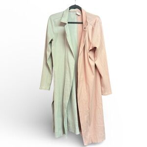 Anthropologie Daily Practice Colorblock Duster Jacket Loungewear